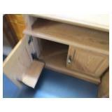 Wood stand, top measures 29 x 20"...