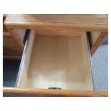 Wood stand, top measures 29 x 20"...