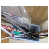 Large assortment of canes and reach...