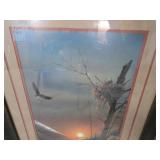 Framed Terry Redlin print...