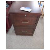 Locking cabinet, top measures 19 x ...