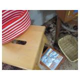 2 Stools and home decor...