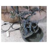 Garden fountain electric lamp...