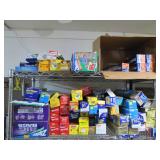 Large quantity of foil cling wrap a...