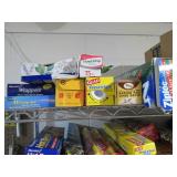 Large quantity of foil cling wrap a...