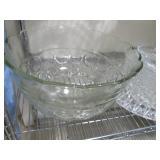 Punch bowls and glass kitchen ware...