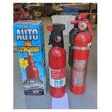 Trio of household fire extinguisher...
