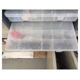 (2) Hardware storage organizers and...