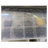 (2) Hardware storage organizers and...