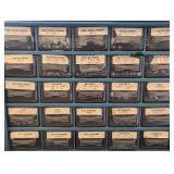 (2) Hardware storage organizers and...
