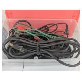 Household power cords and coaxial c...