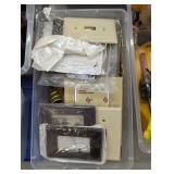 Multiple storage totes containing a...