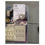 Multiple storage totes containing a...