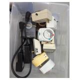 Multiple storage totes containing a...