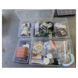 Multiple storage organizers contain...