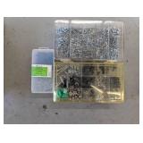 (3) hardware organizers with assort...