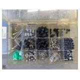 (3) hardware organizers with assort...