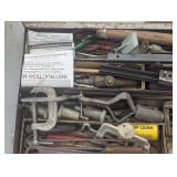 Metal storage drawer containing a l...