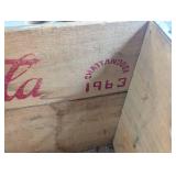 1963 and 1966 Wooden Coca-Cola end ...