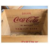 1963 and 1966 Wooden Coca-Cola end ...