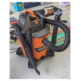 Near new Ridgid 12-gallon shop vac ...