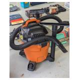 Near new Ridgid 12-gallon shop vac ...