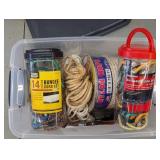 Storage tote containing assorted sp...