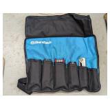 Roll up tool case with a variety of...