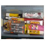 Hot glue guns with a Large lot of a...