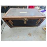 Vulcanized Fiber footlocker storage...