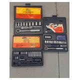 (3) assorted socket and ratchet set...