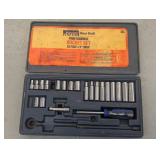 (3) assorted socket and ratchet set...