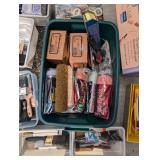 Large lot of paint brushes, rollers...