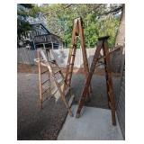 Trio of assorted wood widow maker s...