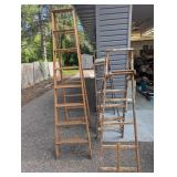 Trio of assorted wood widow maker s...