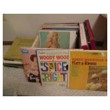 Crate of miscellaneous LPs and box ...