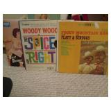 Crate of miscellaneous LPs and box ...