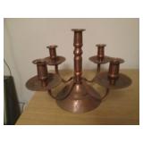 Copper and brass items...