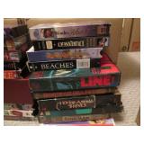 Large VHs tape lot around 80 tapes...