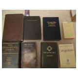 Bibles and audio cassette bible lot...
