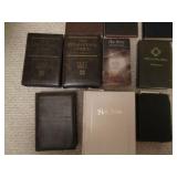 Bibles and audio cassette bible lot...