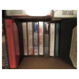 Box of around 200 cassette tape var...