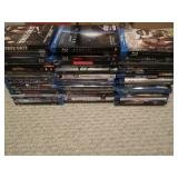 45 blu ray DVDs...