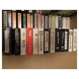 Box of 8 track tapes...