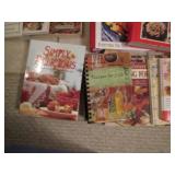 Assortment of cookbooks...