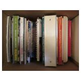 Mostly cooksbooks...