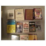 Box of educational books and some c...