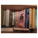 Box of educational books and some c...