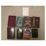 Lot of books mostly religious...