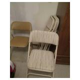 6 folding chairs...
